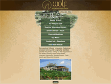 Tablet Screenshot of m.wolfmountainvineyards.com